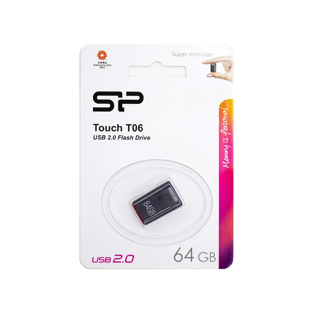 فلش مموری سیلیکون پاور Touch T06 USB 2 ظرفیت 64 گیگابایت