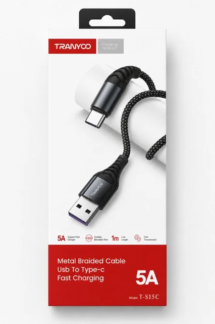 کابل تایپ سی ترنیو S15C